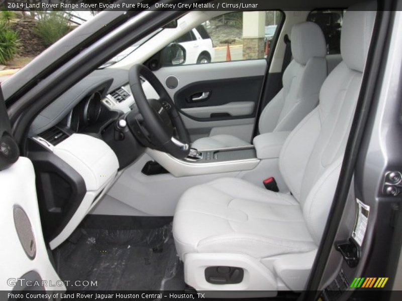 Orkney Grey Metallic / Cirrus/Lunar 2014 Land Rover Range Rover Evoque Pure Plus