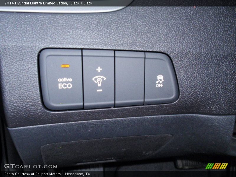 Black / Black 2014 Hyundai Elantra Limited Sedan