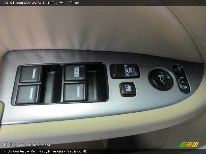 Taffeta White / Beige 2010 Honda Odyssey EX-L