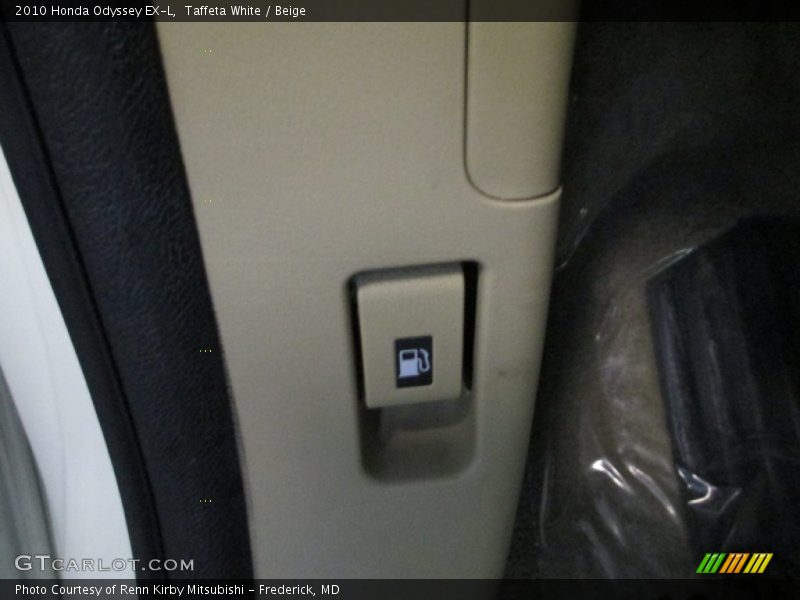 Taffeta White / Beige 2010 Honda Odyssey EX-L