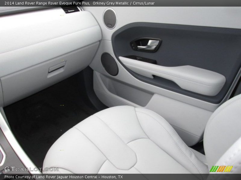 Orkney Grey Metallic / Cirrus/Lunar 2014 Land Rover Range Rover Evoque Pure Plus