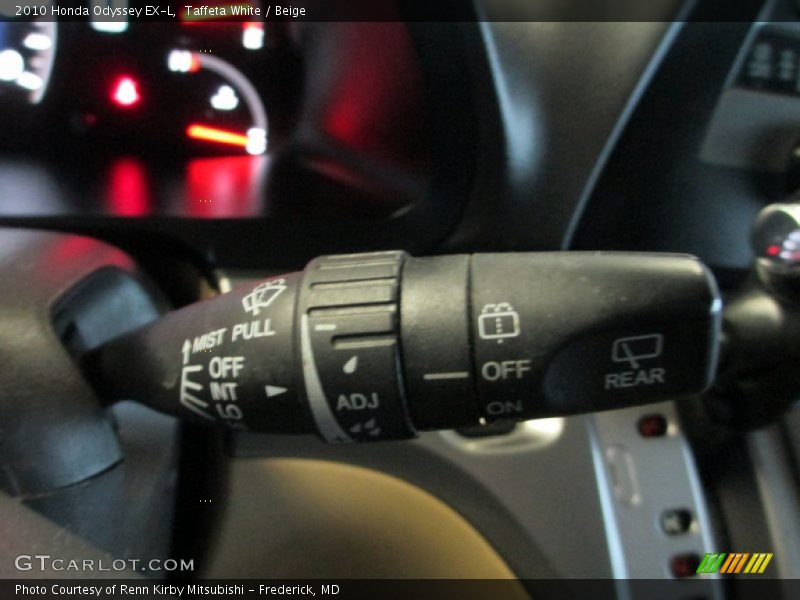 Taffeta White / Beige 2010 Honda Odyssey EX-L