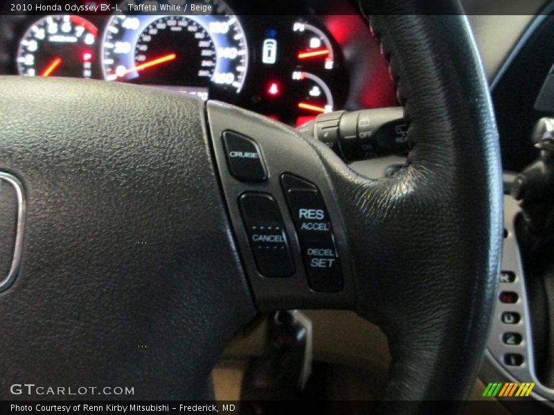Taffeta White / Beige 2010 Honda Odyssey EX-L