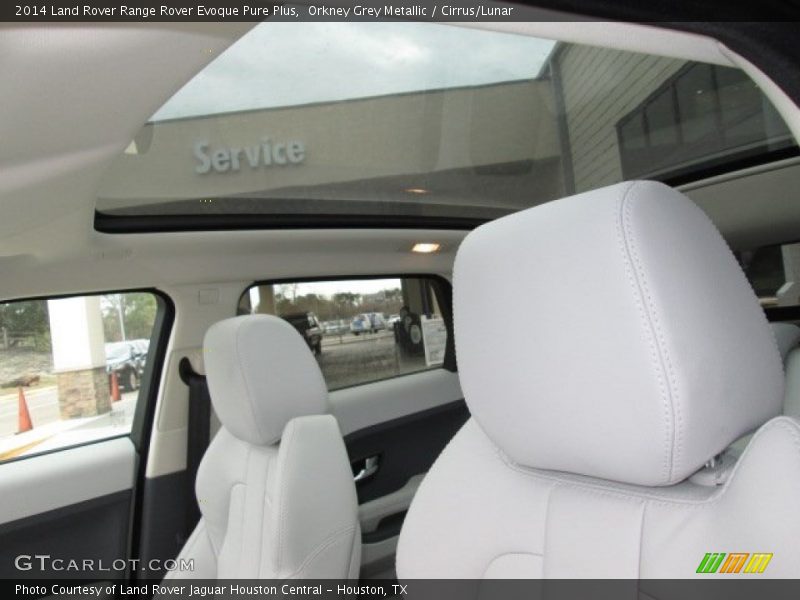 Orkney Grey Metallic / Cirrus/Lunar 2014 Land Rover Range Rover Evoque Pure Plus