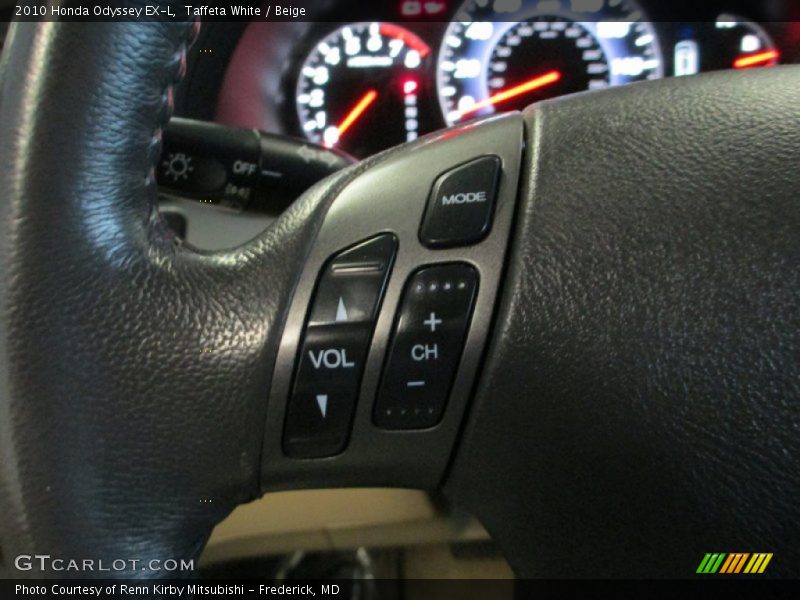 Taffeta White / Beige 2010 Honda Odyssey EX-L