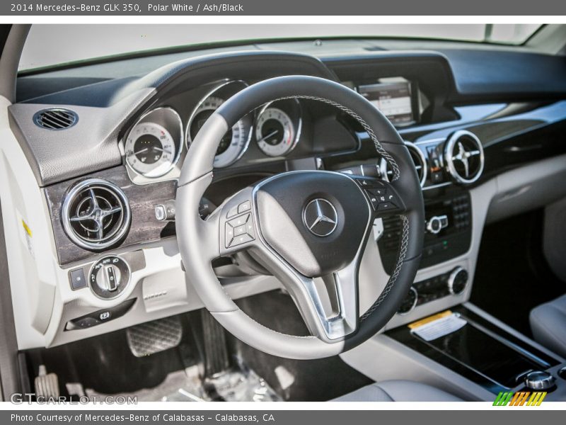 Polar White / Ash/Black 2014 Mercedes-Benz GLK 350