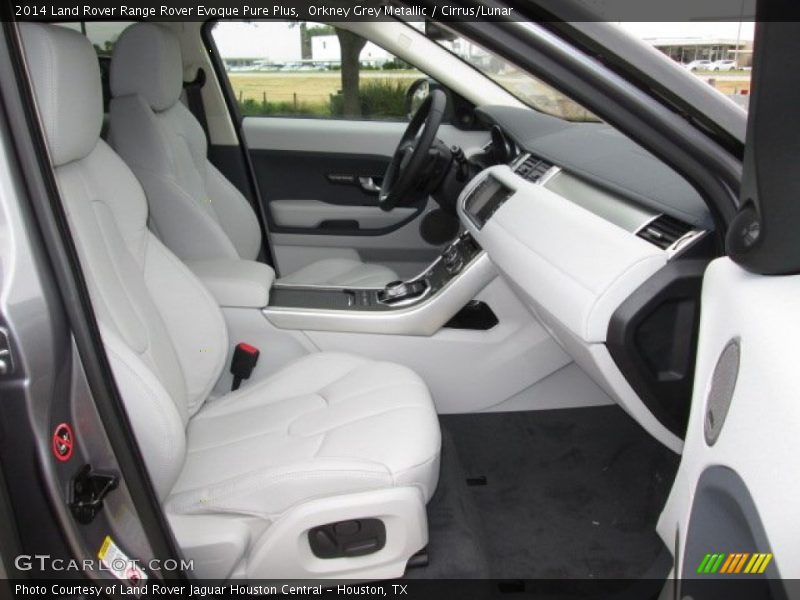Front Seat of 2014 Range Rover Evoque Pure Plus