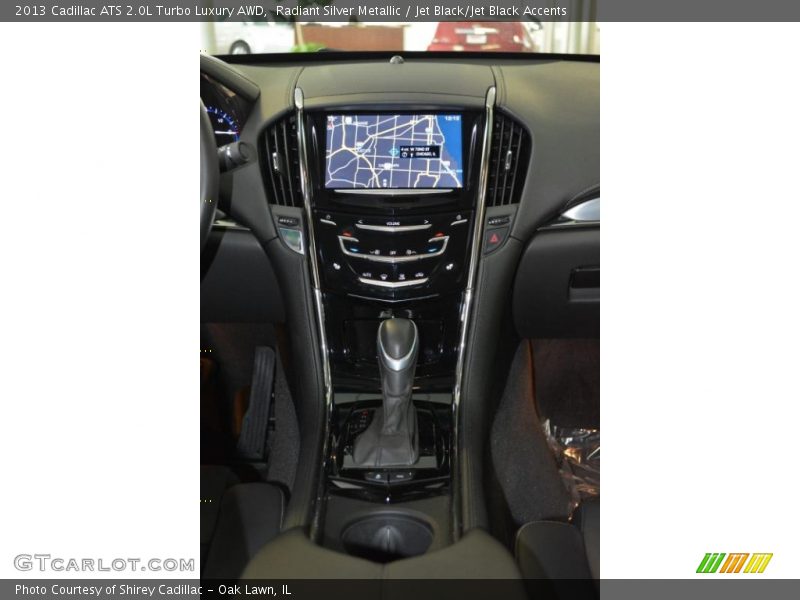 Radiant Silver Metallic / Jet Black/Jet Black Accents 2013 Cadillac ATS 2.0L Turbo Luxury AWD