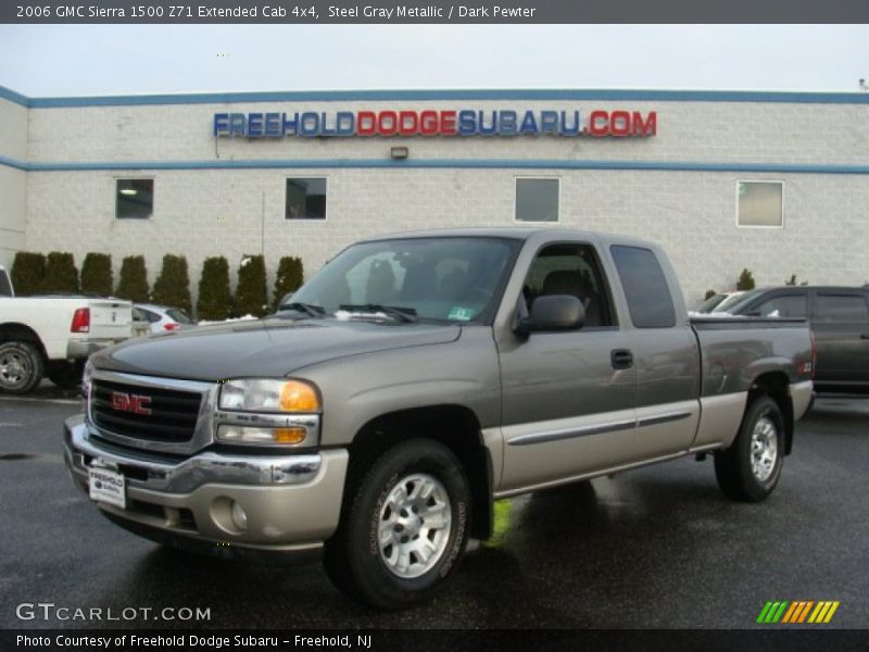 Steel Gray Metallic / Dark Pewter 2006 GMC Sierra 1500 Z71 Extended Cab 4x4