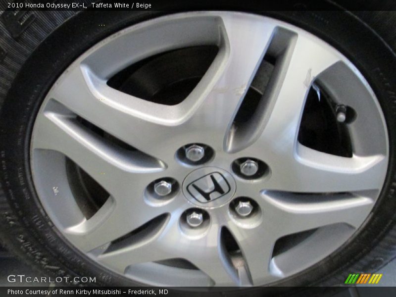 Taffeta White / Beige 2010 Honda Odyssey EX-L