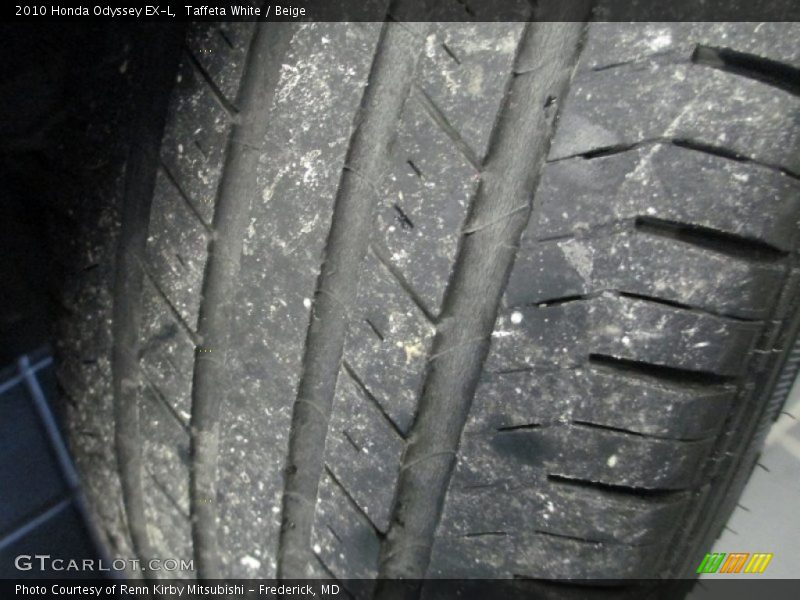 Taffeta White / Beige 2010 Honda Odyssey EX-L