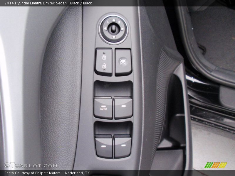 Black / Black 2014 Hyundai Elantra Limited Sedan