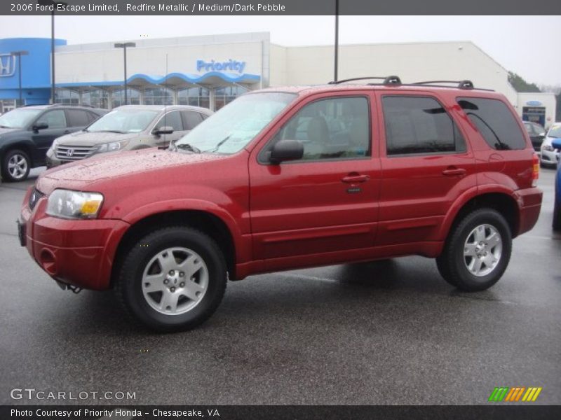 Redfire Metallic / Medium/Dark Pebble 2006 Ford Escape Limited