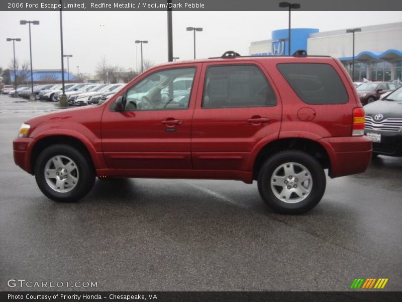 Redfire Metallic / Medium/Dark Pebble 2006 Ford Escape Limited