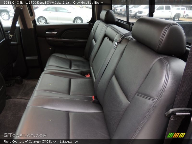 Stealth Gray Metallic / Ebony 2011 GMC Sierra 1500 Denali Crew Cab