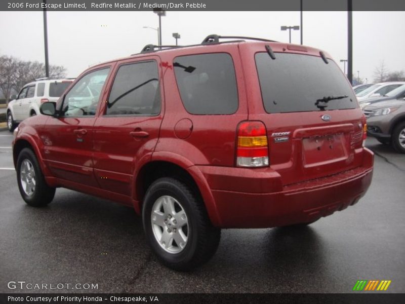 Redfire Metallic / Medium/Dark Pebble 2006 Ford Escape Limited