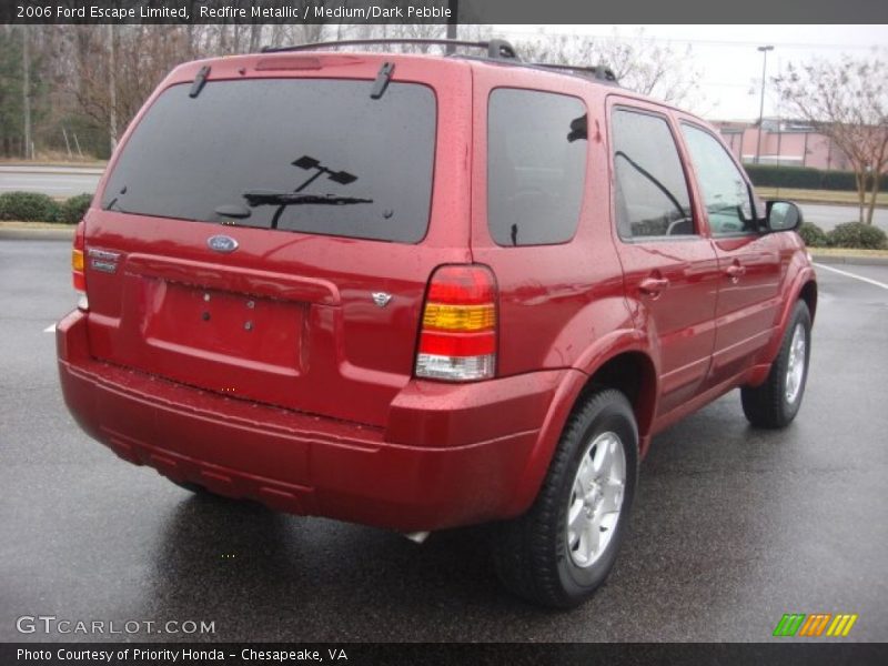 Redfire Metallic / Medium/Dark Pebble 2006 Ford Escape Limited
