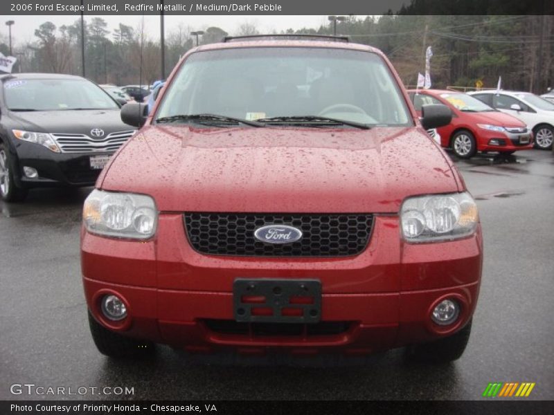 Redfire Metallic / Medium/Dark Pebble 2006 Ford Escape Limited