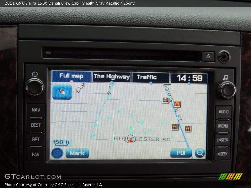 Navigation of 2011 Sierra 1500 Denali Crew Cab
