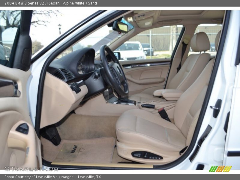 Front Seat of 2004 3 Series 325i Sedan