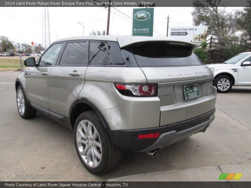 Ipanema Sand Metallic / Ebony 2014 Land Rover Range Rover Evoque Pure Plus