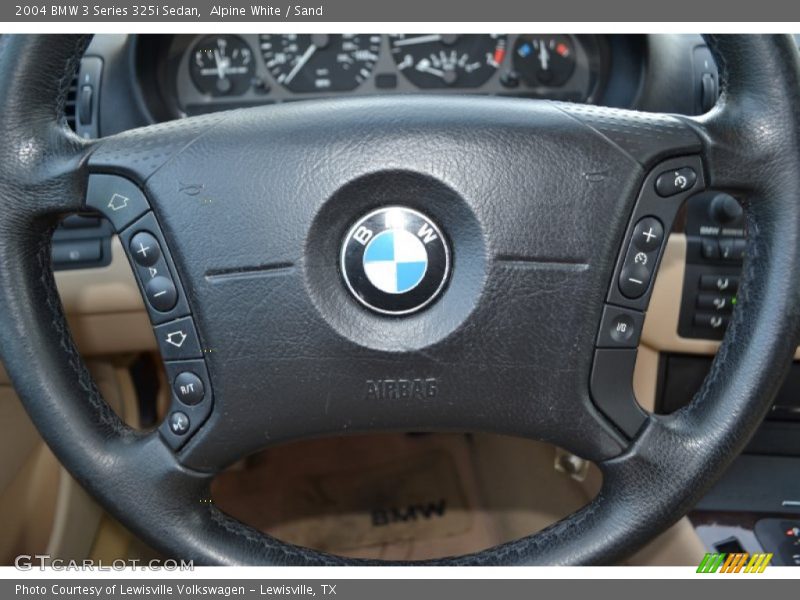 Alpine White / Sand 2004 BMW 3 Series 325i Sedan