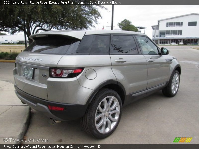 Ipanema Sand Metallic / Ebony 2014 Land Rover Range Rover Evoque Pure Plus