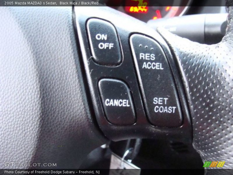 Black Mica / Black/Red 2005 Mazda MAZDA3 s Sedan