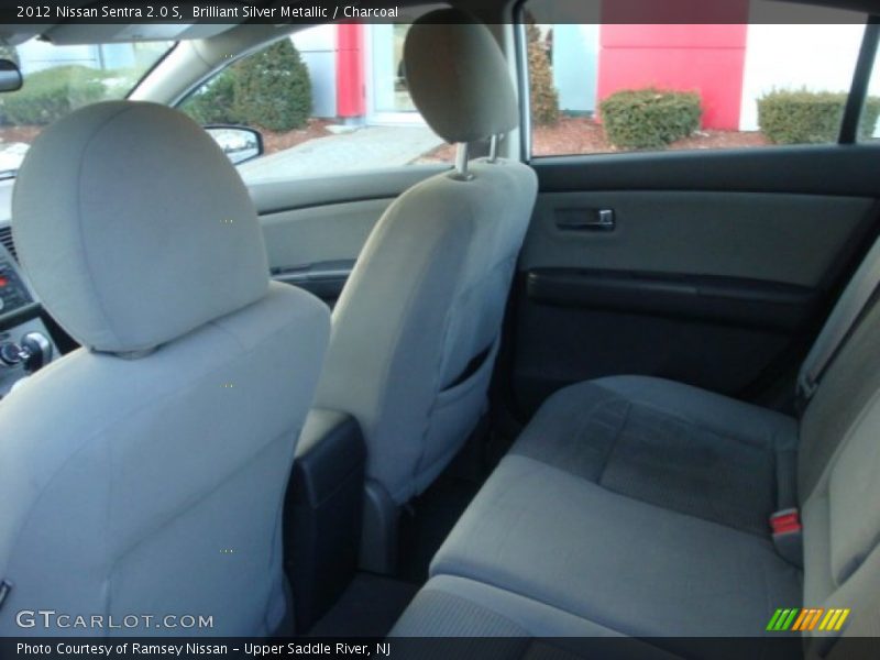 Brilliant Silver Metallic / Charcoal 2012 Nissan Sentra 2.0 S