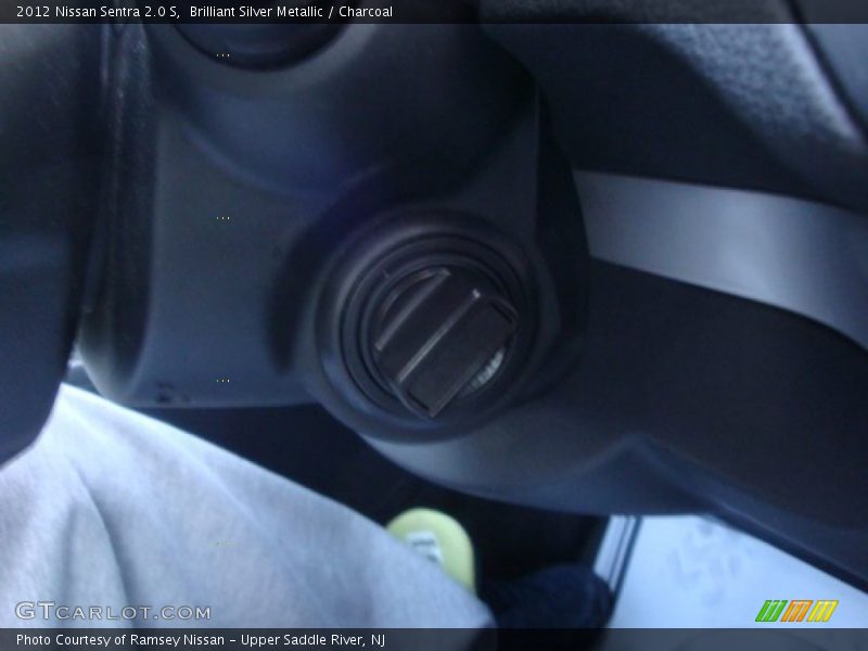 Brilliant Silver Metallic / Charcoal 2012 Nissan Sentra 2.0 S