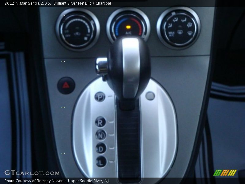 Brilliant Silver Metallic / Charcoal 2012 Nissan Sentra 2.0 S