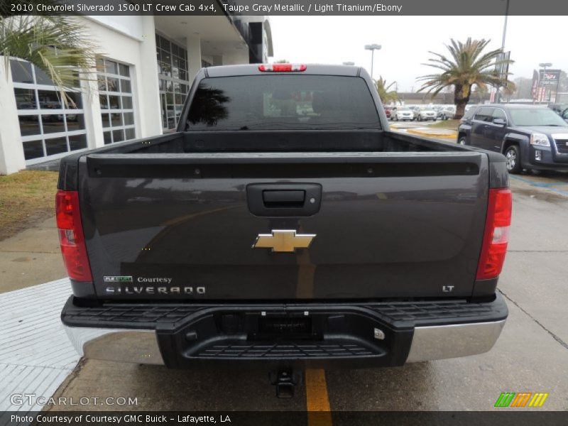 Taupe Gray Metallic / Light Titanium/Ebony 2010 Chevrolet Silverado 1500 LT Crew Cab 4x4
