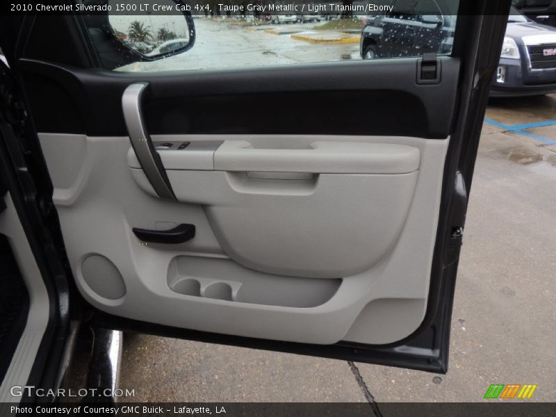 Taupe Gray Metallic / Light Titanium/Ebony 2010 Chevrolet Silverado 1500 LT Crew Cab 4x4