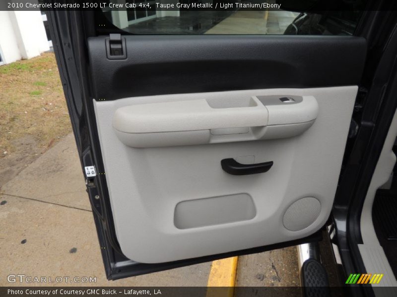 Taupe Gray Metallic / Light Titanium/Ebony 2010 Chevrolet Silverado 1500 LT Crew Cab 4x4