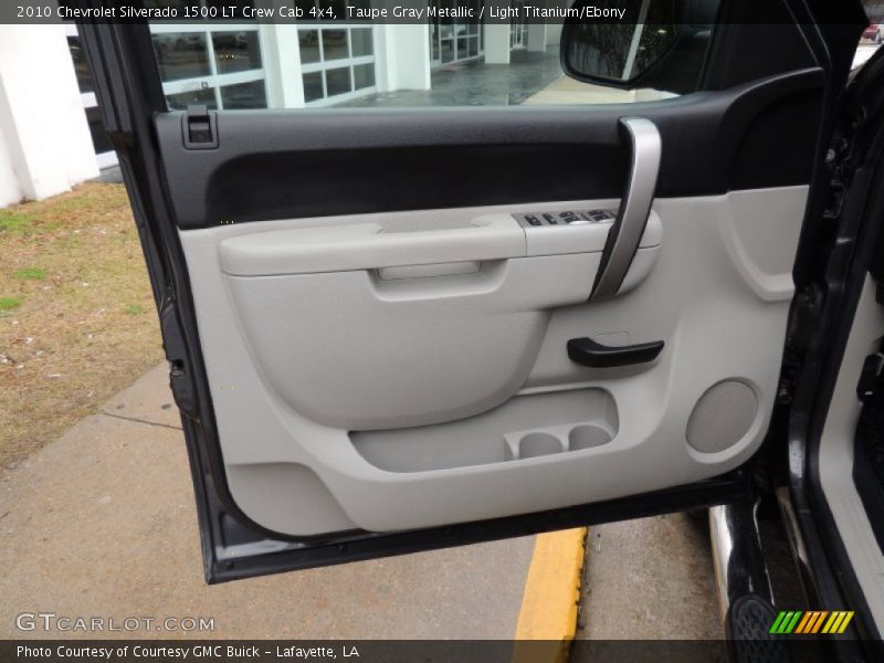 Taupe Gray Metallic / Light Titanium/Ebony 2010 Chevrolet Silverado 1500 LT Crew Cab 4x4