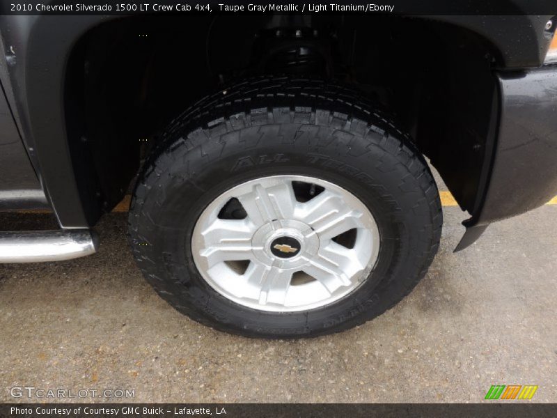 Taupe Gray Metallic / Light Titanium/Ebony 2010 Chevrolet Silverado 1500 LT Crew Cab 4x4