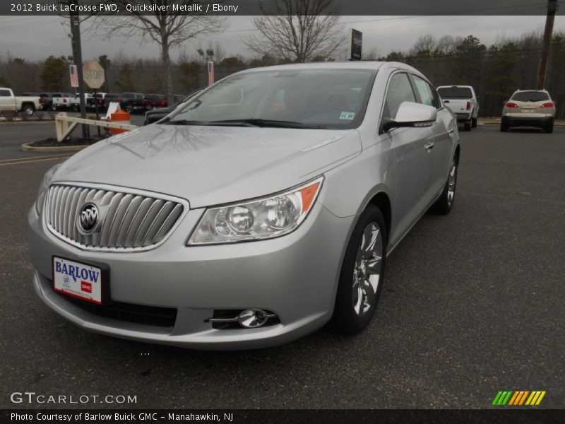 Quicksilver Metallic / Ebony 2012 Buick LaCrosse FWD