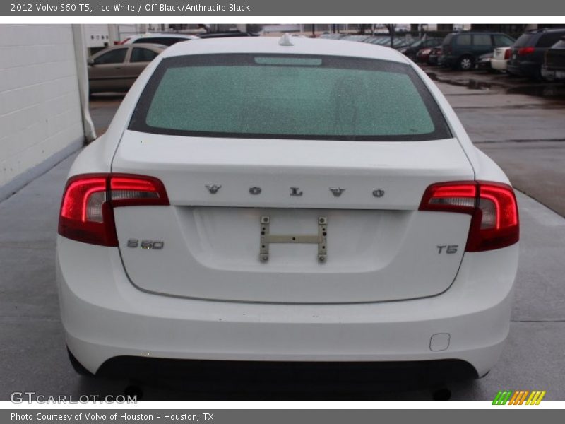 Ice White / Off Black/Anthracite Black 2012 Volvo S60 T5