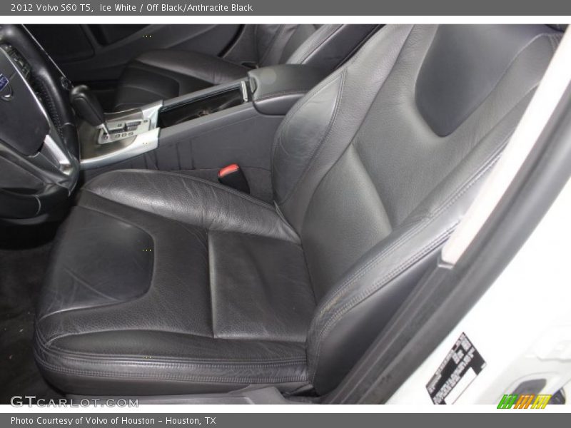 Ice White / Off Black/Anthracite Black 2012 Volvo S60 T5