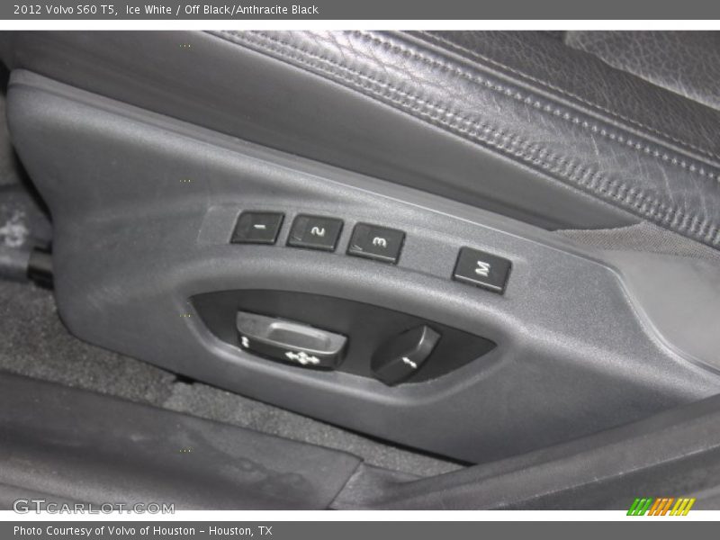 Ice White / Off Black/Anthracite Black 2012 Volvo S60 T5
