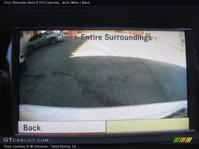 Arctic White / Black 2011 Mercedes-Benz E 350 Cabriolet