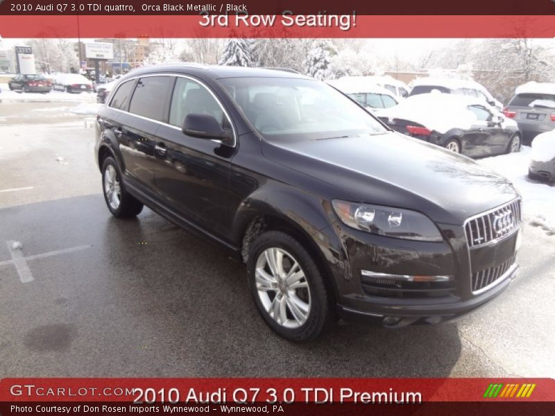 Orca Black Metallic / Black 2010 Audi Q7 3.0 TDI quattro