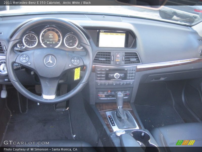 Arctic White / Black 2011 Mercedes-Benz E 350 Cabriolet