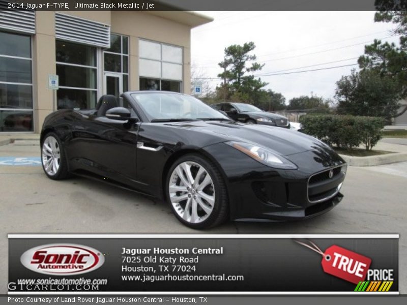 Ultimate Black Metallic / Jet 2014 Jaguar F-TYPE