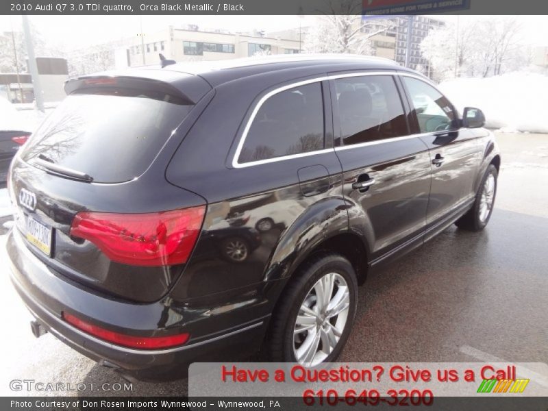 Orca Black Metallic / Black 2010 Audi Q7 3.0 TDI quattro