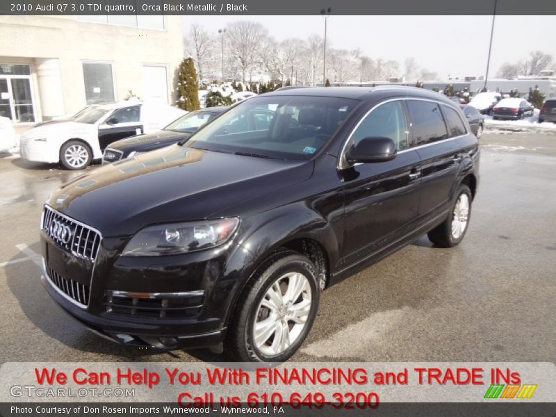 Orca Black Metallic / Black 2010 Audi Q7 3.0 TDI quattro
