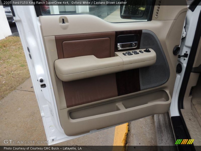 Oxford White / Castano Brown Leather 2005 Ford F150 King Ranch SuperCrew 4x4