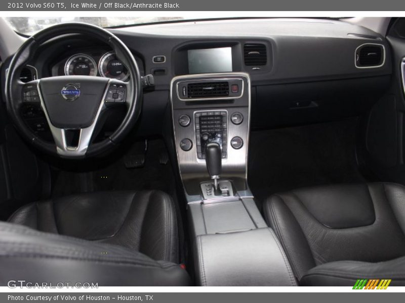 Ice White / Off Black/Anthracite Black 2012 Volvo S60 T5