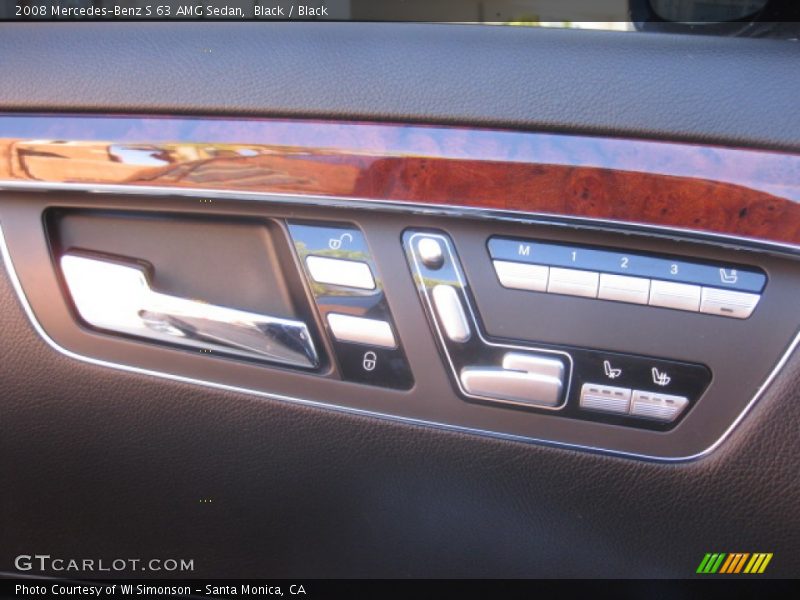 Black / Black 2008 Mercedes-Benz S 63 AMG Sedan