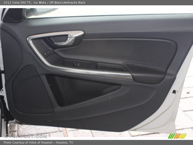 Ice White / Off Black/Anthracite Black 2012 Volvo S60 T5